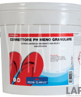 Riduttore PH In Polvere – PISCINA SEMPLICE – Correttore Ph- Granulare 8 Kg