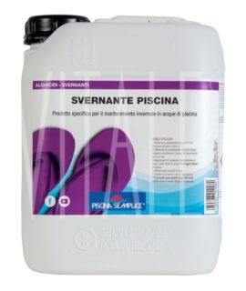 ANTIALGHE Liquido Invernale – PISCINA SEMPLICE – Svernante 5 Kg