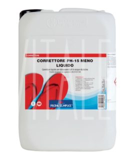 Riduttore PH Liquido – PISCINA SEMPLICE – “Ph-15 Meno Liquido” – (10 Kg)