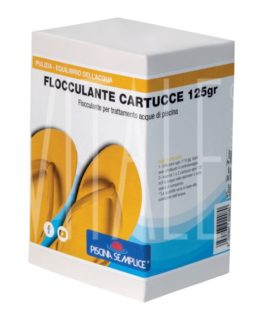 FLOCCULANTE In Cartucce – PISCINA SEMPLICE – “Flocculante Cartucce 125” – (1 Kg)