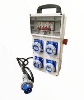 QUADRO DI DISTRIBUZIONE 220V CON PULSANTE DI EMERGENZA