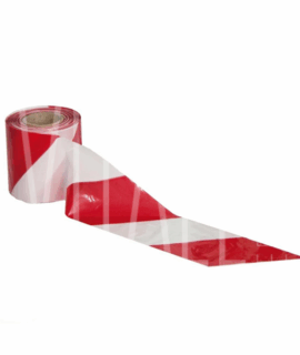 NASTRO SEGNALETICO BIANCO/ROSSO 200m