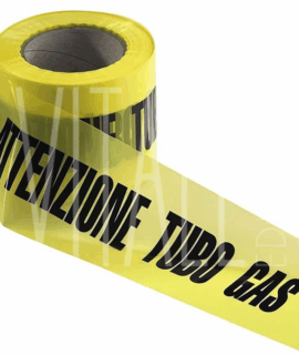 NASTRO SEGNALETICO GIALLO GAS 200m
