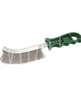 SPAZZOLA CON MANICO ACCIAIO INOX – 230mm