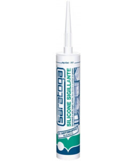 SARATOGA SILICONE ANTIMUFFA BIANCO