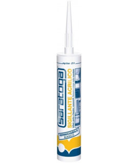 SARATOGA SILICONE ACRILICO BIANCO