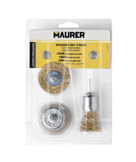 SPAZZOLE CON GAMBO IN SERIE MAURER – 3 PZ