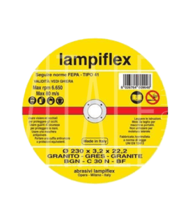 DISCO GRANITO GRES 230X3.2X22 LAMPIFLEX
