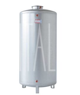 Serbatoio da 300 LITRI in Acciaio inox AISI 304 cilindrico VERTICALE da ESTERNO